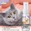 Calming Pheromone Spray Scratch Repellent for Cats Reduce Scratching Furniture Pee During Travel Fireworks Thunder Vet Zone