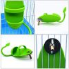 1PC Parrot Feeder With Standing Rack Cuttlefish Bone Holder Plastic Hanging Food Container Cage Accessories Pet Bird Supplies