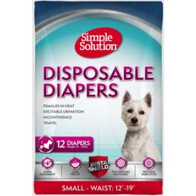 Simple Solution Disposable Diapers (Option: Small)